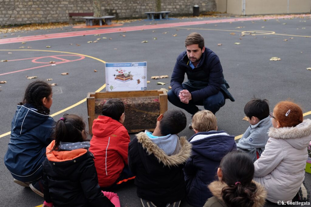 Animation de jardin pédagogiques partagés, ateliers nature et biodiversité, ateliers écologiques, potager urbain agriculture urbaine, installation et entretien de jardins comestibles en Ille-et-Vilaine 35 et Mayenne 53